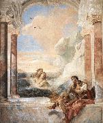TIEPOLO, Giovanni Domenico Thetis Consoling Achilles oil painting